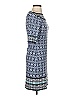 Max Studio Print Blue Casual Dress Size XS - photo 4