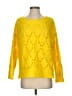 Sleeping On Snow Solid Yellow Wool Pullover Sweater Size S - photo 1