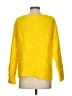 Sleeping On Snow Solid Yellow Wool Pullover Sweater Size S - photo 2