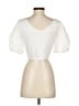 Pinko White Short Sleeve Blouse Size 4 - photo 2