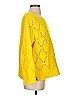 Sleeping On Snow Solid Yellow Wool Pullover Sweater Size S - photo 4