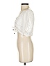 Pinko White Short Sleeve Blouse Size 4 - photo 5