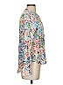 Maeve 100% Rayon Blue Long Sleeve Blouse Size 2 - photo 4