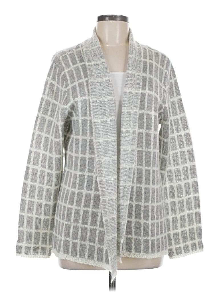 Pre-owned Appleseeds Cardigan Sweater In Gray