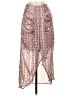 Lulus 100% Polyester Paisley Burgundy Casual Skirt Size XS - photo 1