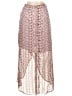 Lulus 100% Polyester Paisley Burgundy Casual Skirt Size XS - photo 2