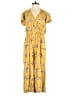 Miami 100% Rayon Yellow Jumpsuit Size S - photo 1