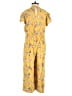 Miami 100% Rayon Yellow Jumpsuit Size S - photo 2