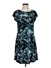 Soma Animal Print Teal Casual Dress Size XS - photo 1