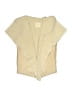 Copper Key 100% Polyester Ivory Faux Fur Vest Size 10 - 12 - photo 1