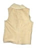 Copper Key 100% Polyester Ivory Faux Fur Vest Size 10 - 12 - photo 2