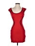 Express Color Block Red Cocktail Dress Size 0 - photo 1