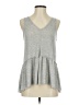 Soprano Gray Sleeveless Top Size XS - photo 1