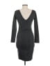 Bar III Metallic Gray Cocktail Dress Size M - photo 2