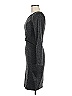 Bar III Metallic Gray Cocktail Dress Size M - photo 5