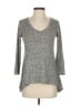 Bobeau Gray 3/4 Sleeve Top Size S - photo 1