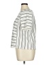 MELLODAY Stripes Ivory Short Sleeve Turtleneck Size XL - photo 5