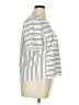 MELLODAY Stripes Ivory Short Sleeve Turtleneck Size XL - photo 4