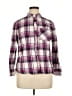 Woolrich 100% Cotton Plaid Purple Long Sleeve Button-Down Shirt Size XL - photo 1