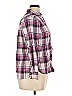 Woolrich 100% Cotton Plaid Purple Long Sleeve Button-Down Shirt Size XL - photo 4