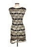Connected Apparel Chevron-herringbone Gold Cocktail Dress Size 12 (petite) - photo 2