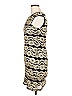 Connected Apparel Chevron-herringbone Gold Cocktail Dress Size 12 (petite) - photo 5