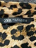Zara Animal Print Brown Long Sleeve Blouse Size M - photo 7