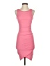 Leith Solid Pink Cocktail Dress Size XXS - photo 1
