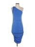 Forever 21 Solid Blue Cocktail Dress Size S - photo 1