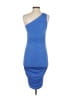 Forever 21 Solid Blue Cocktail Dress Size S - photo 2