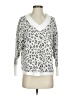 Vince Camuto Animal Print White Pullover Sweater Size XS - photo 1