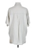 OAT 100% Lyocell Solid Gray Short Sleeve Button-Down Shirt Size XS - photo 2