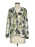 Love 21 100% Polyester Green 3/4 Sleeve Blouse Size XS - photo 1