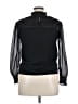 Ann Taylor 100% Polyester Black Long Sleeve Blouse Size S - photo 2