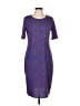 Lularoe Graphic Blue Casual Dress Size L - photo 1