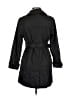 Hawke & Co. 100% Polyester Black Trenchcoat Size 8 - photo 2
