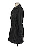Hawke & Co. 100% Polyester Black Trenchcoat Size 8 - photo 5