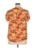Torrid 100% Rayon Orange Short Sleeve Blouse Size 1X Plus (1) - photo 2