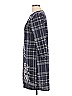 Reference Point Plaid Gray Casual Dress Size L - photo 5