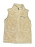 Columbia 100% Polyester Gold Ivory Vest Size 7 - 8 - photo 1