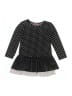 Aqua Polka Dots Black Dress Size 6 - photo 1