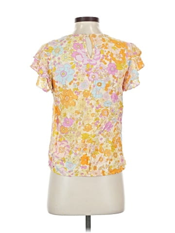 Cynthia Rowley Short Sleeve Blouse (view 2)