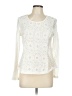 Liza Byrd Ivory Long Sleeve Top Size L - photo 1