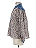 Pablo Paisley Blue Long Sleeve Blouse Size EU 38 / US 8 - photo 5