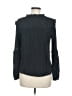 Eyeshadow Black Long Sleeve Blouse Size M - photo 2