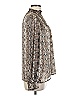 J by Joie 100% Polyester Animal Print Silver Long Sleeve Blouse Size M - photo 4