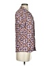 Assorted Brands 100% Viscose Print Brown Purple Short Sleeve Blouse Size S - photo 4