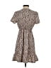 Unbranded Polka Dots Tan Casual Dress Size S - photo 2
