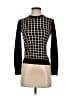 Theory Houndstooth Black Wool Pullover Sweater Size S - photo 1