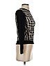Theory Houndstooth Black Wool Pullover Sweater Size S - photo 4